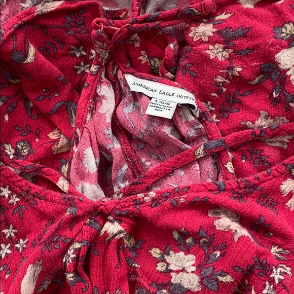 flowy american eagle floral tank - Picture 3 of 3